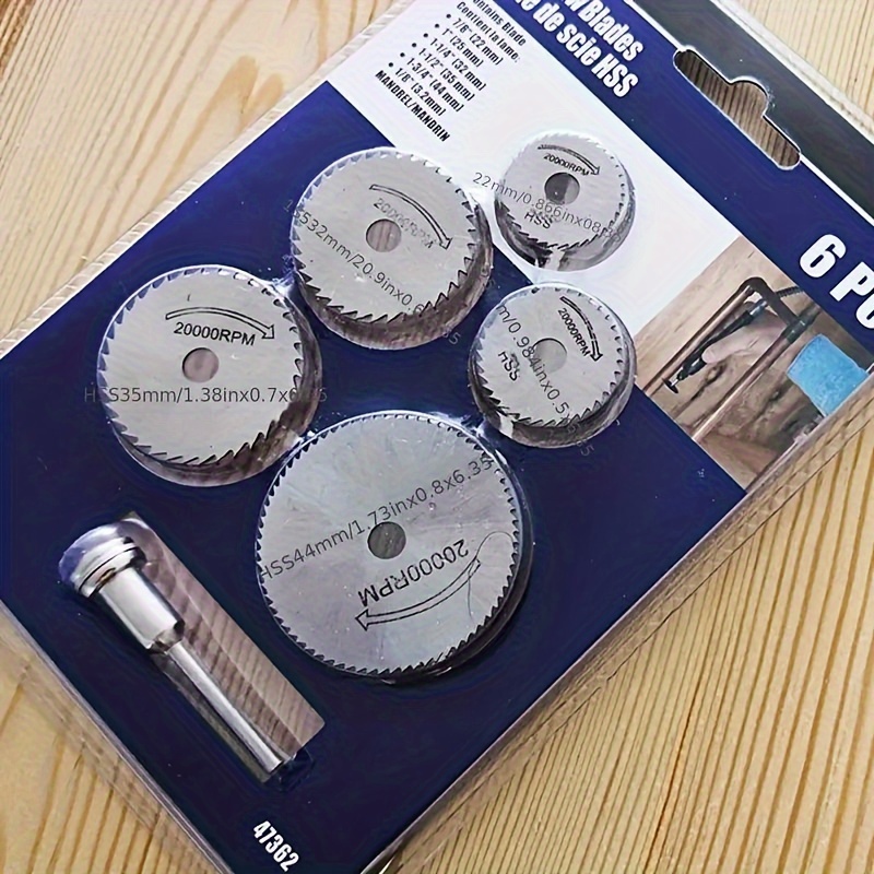 6-teiliges Mini-Kreissägeblatt – Cordless Rotary Tool Kit Accessories Bewertung und Preis